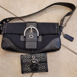 Coach purse and wallet